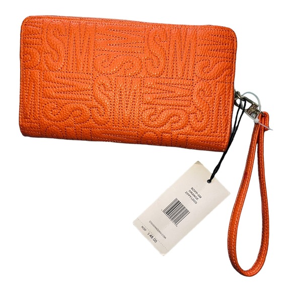 Steve Madden Orange Logo Wallet NWT - Picture 3 of 3